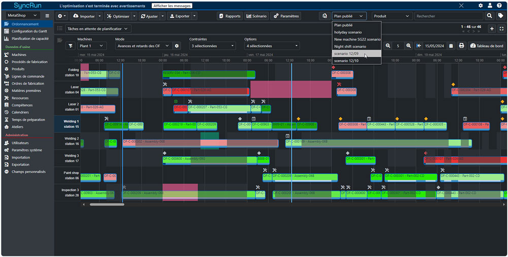 Syncrun APS - Scenario