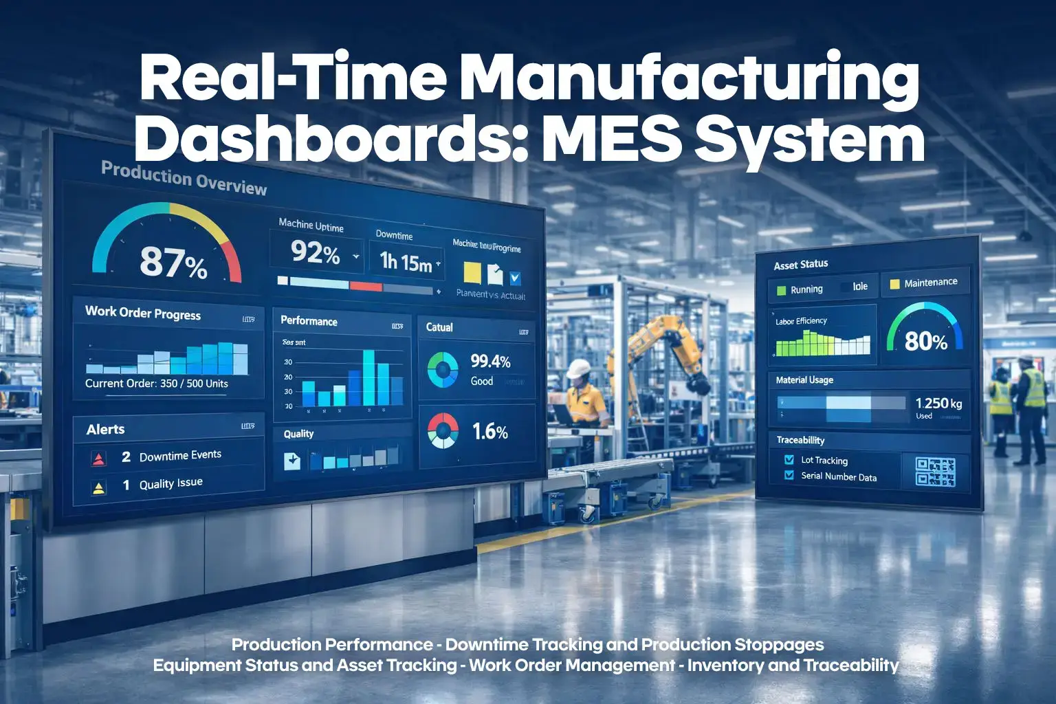 Real-Time Manufacturing Dashboards: The MES Advantage 